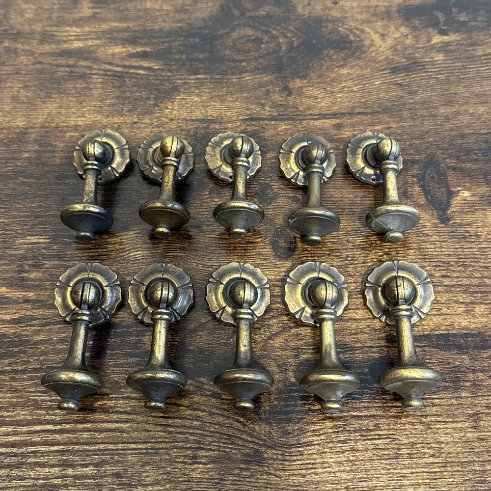Drexel Esperanto Drawer Pull / Price Is Per Pull /Teardrop Brass Dresser Handle