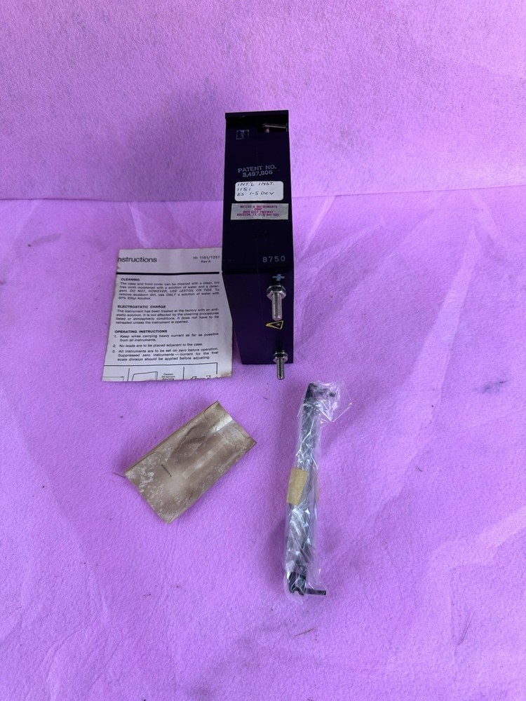CMI 1151 BLANK VERTICAL OTHER PANEL METER