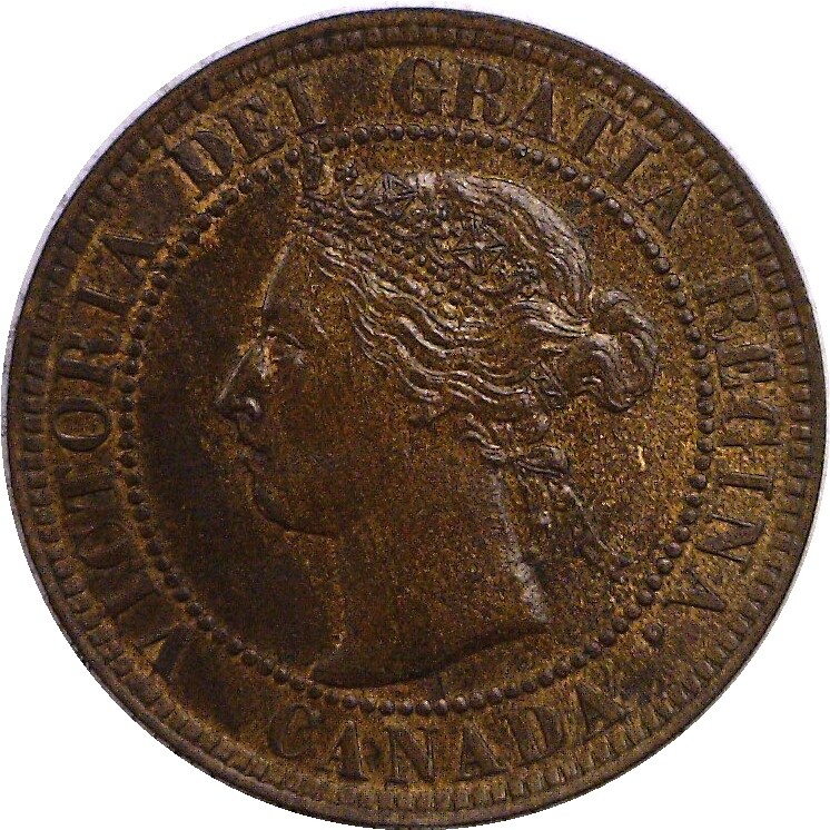1896 1C Canada Large Cent Victoria Uncirculated