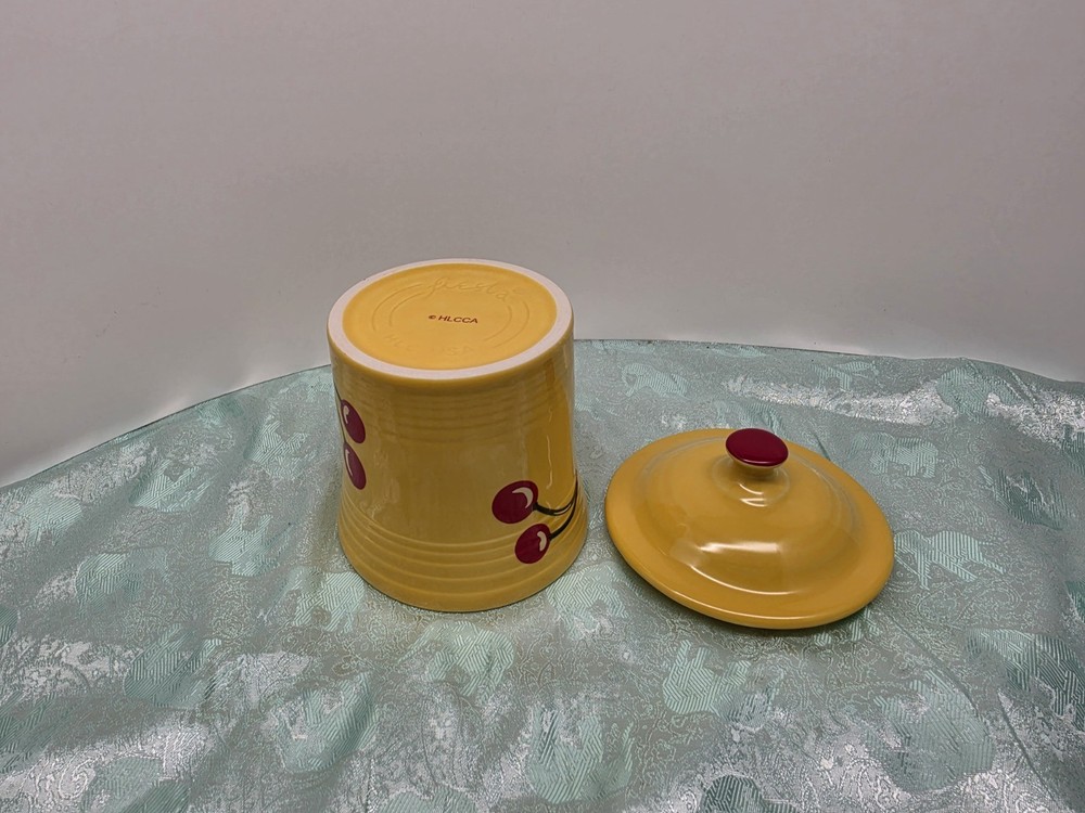 Fiestaware Exclusive Jam Jar Daffodil With Cherries