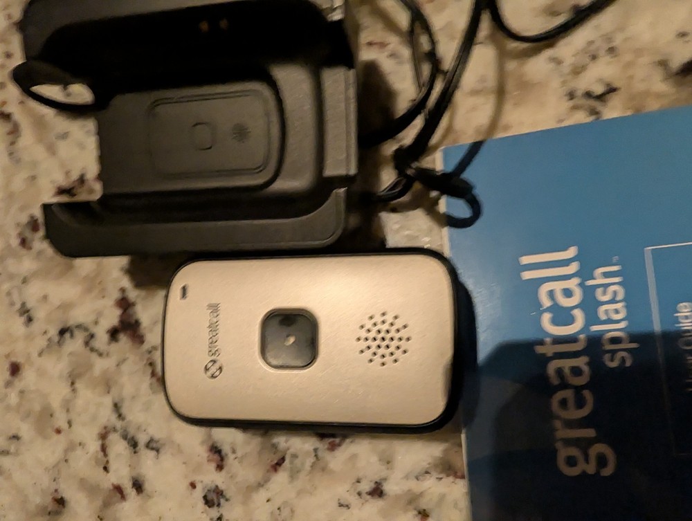 GreatCall Splash Monitored Alert System with Charger & User Guide