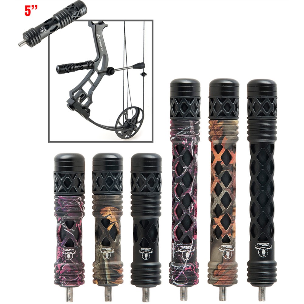 5" 8" Compound Bow Stabilizer Dampener Adjustable Weight Archery Target Shooting
