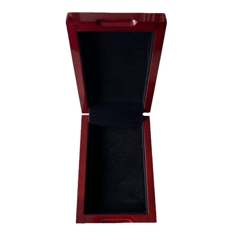 Wood Single Certified Coin Display Box