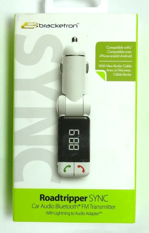 Bracketron Bluetooth FM transmitter for iPhone 14/13/12/11/X/8