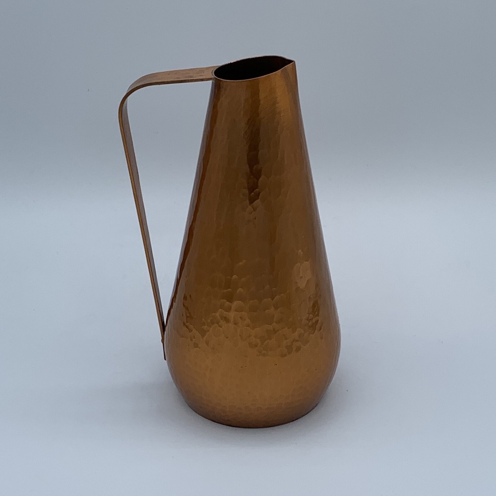 Wall Handarbeit German Hammered Copper Pitcher