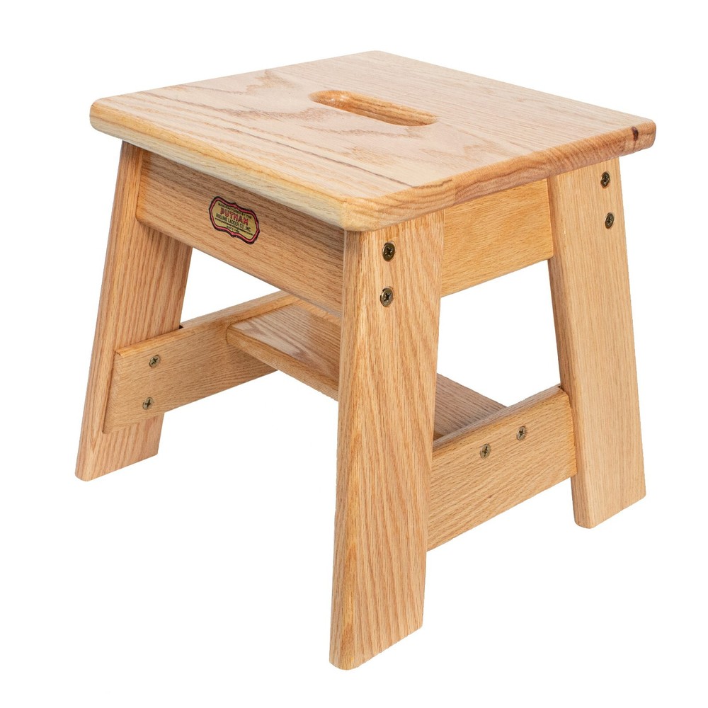Putnam Ladder Red Oak Step Stool