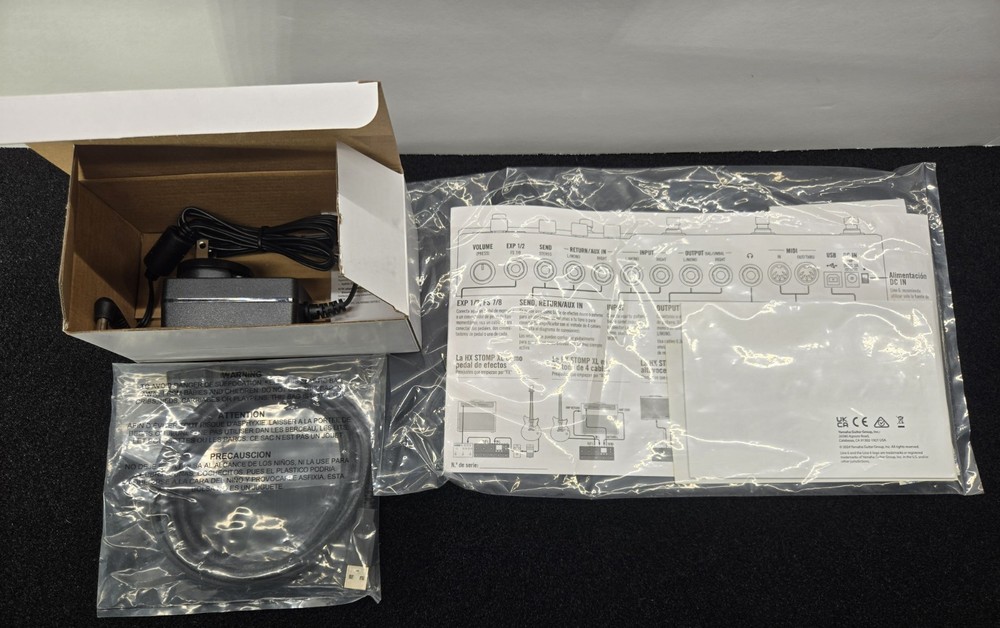 Line 6 HX Stomp XL Black, Amp & Effects Processor Guitar Multi Effects Pedal