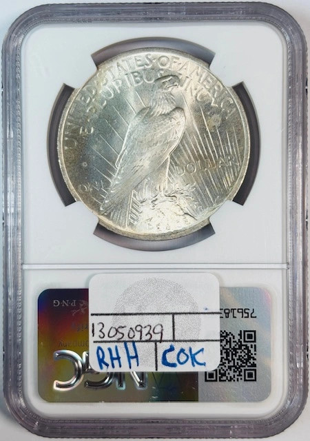 1923 Peace Dollar NGC MS-66