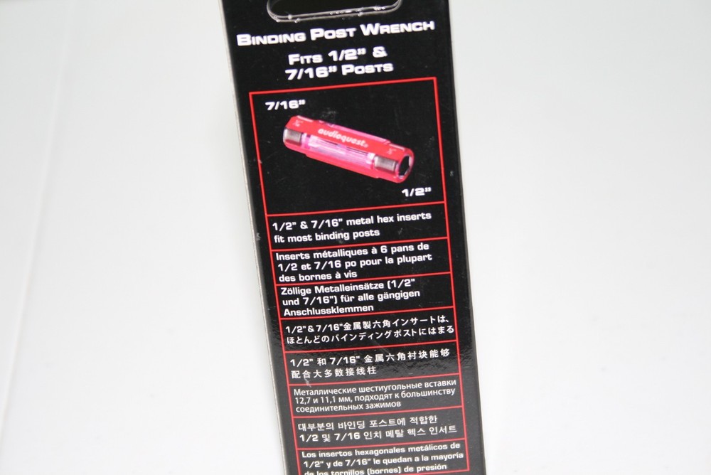 AudioQuest Binding Post Wrench 1/2” & 7/16” Posts