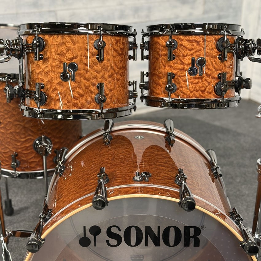 Sonor SQ2 Beech 5pc Drum Set Mountain Burl Gloss