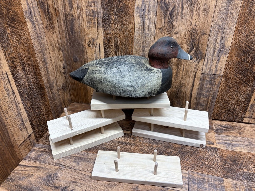 6 Duck Decoy 1-5/8" pegged stands. Group 6#