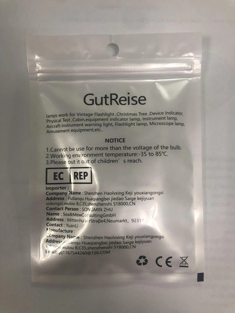 AC/DC E10 Bulbs, 10Pcs 9 Volt Warm White E10 Replacement Bulbs Miniature Screw L