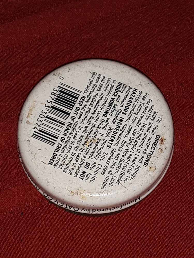 vintage oatey flux can