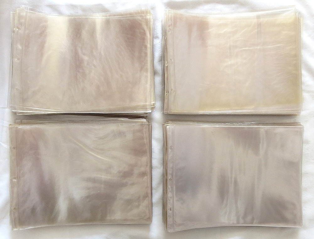 WILLABEE & WARD PATCH COLLECTION ~ 10 EMPTY PLASTIC PAGES No Patches JUST PAGES