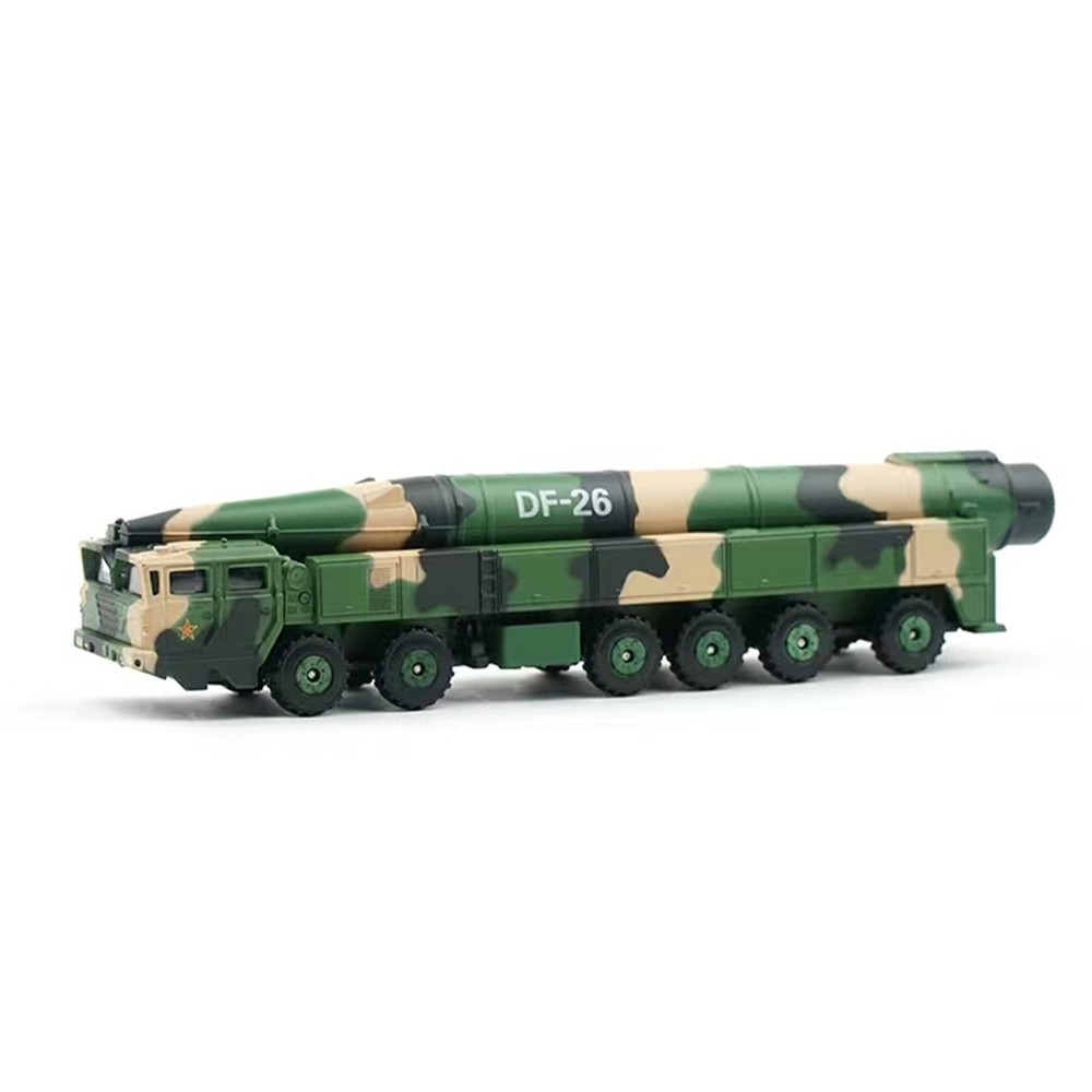 1/100 Dongfeng 26 Nuclear & Constant Missile Vehicle Model Collection Display A