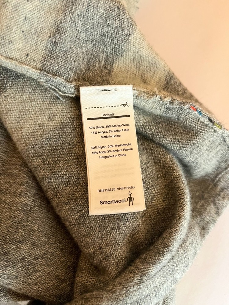 Smartwool Size S Akamina Grey Speckled Pullover Sweater Wool Blend