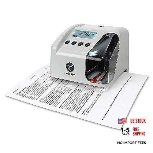 LT5000 Electronic Multi-Line Time, Date and Numbering Document Stamp, Can Be