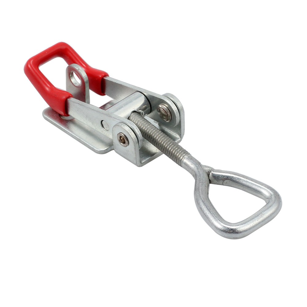 4PCS Metal Cabinet Latch Catch Adjustable Toggle Latch Lock Clamp Hasp Cupboard