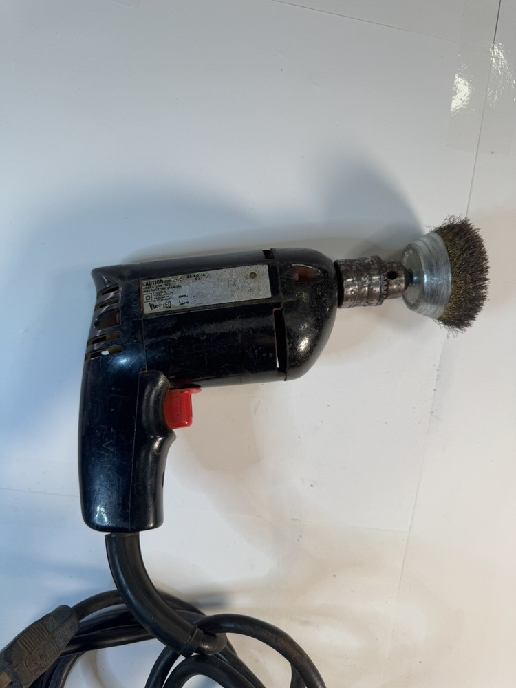 Vintage MILLERS FALLS Electric Drill Variable Speed Made In USA Tested