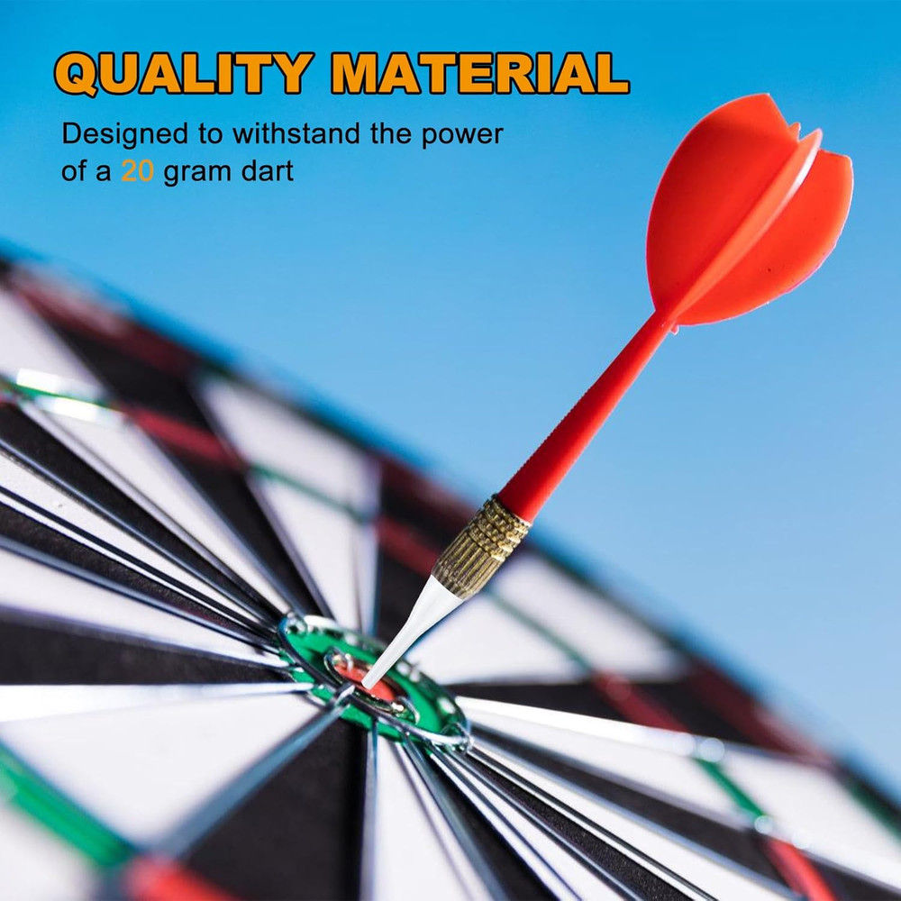 300 Pack 2BA Thread Soft Dart Tips - Premium Plastic Replacement Dart Points, Es