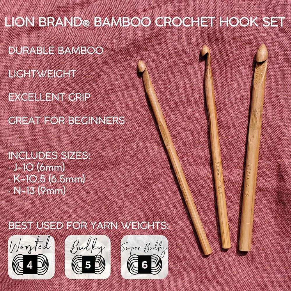 Crochet Hook Set J,K,N