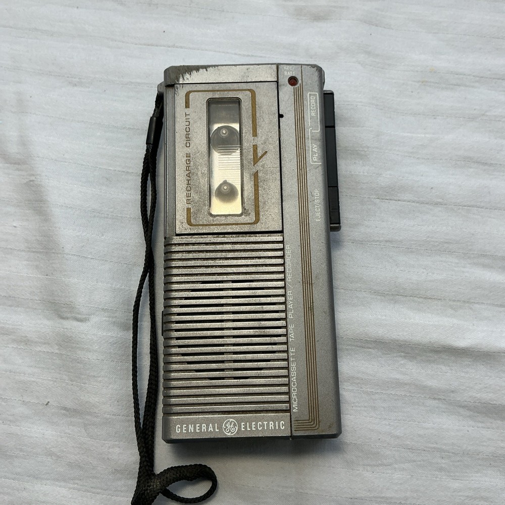 General Electric GE Microcassette Player/Recorder 3-5325A Untested