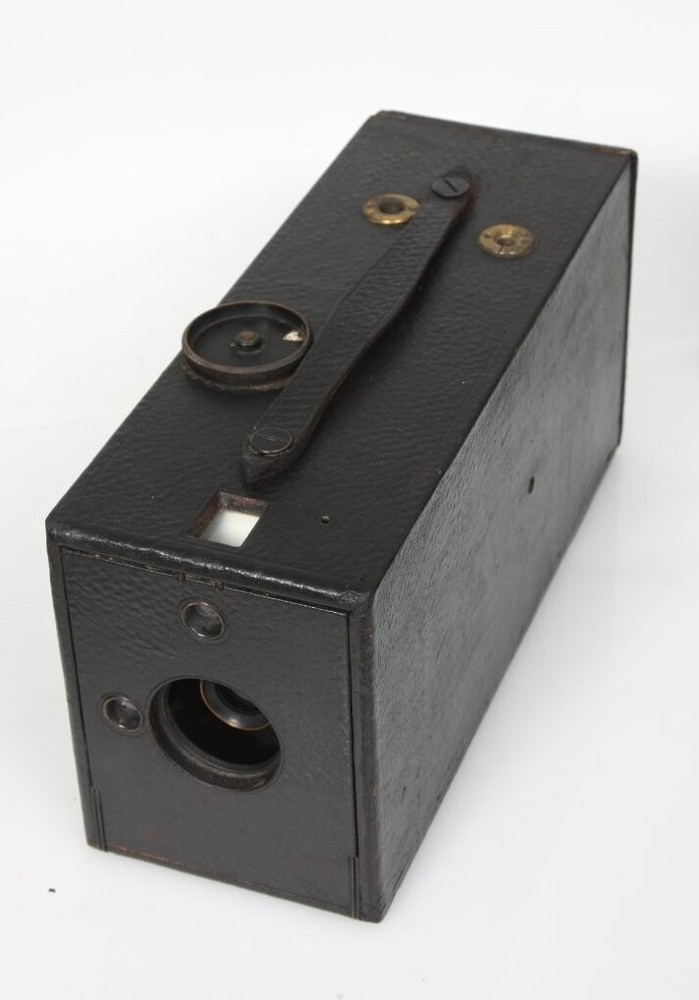 No. 3 Kodak box Camera string set shutter, antique, c. 1895