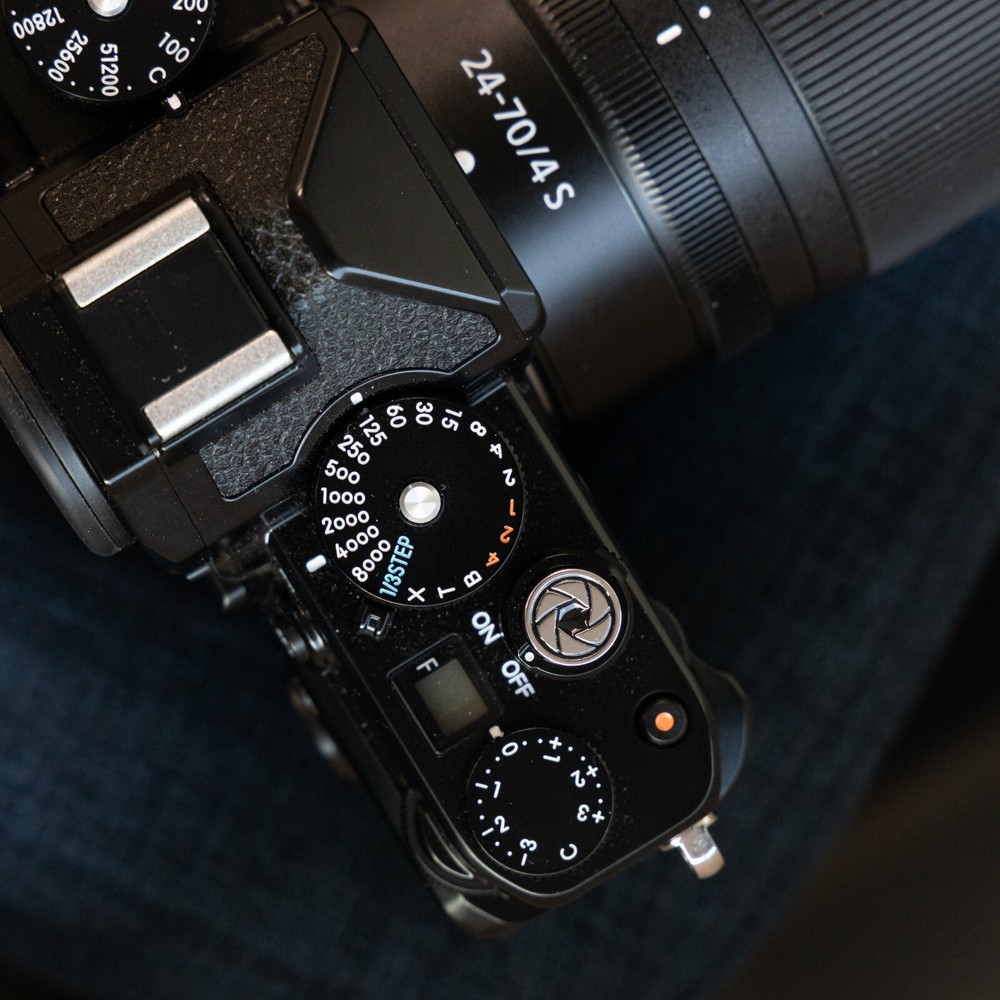 Promaster Deluxe Soft Shutter Button - Silver Leaf Shutter Design #77827