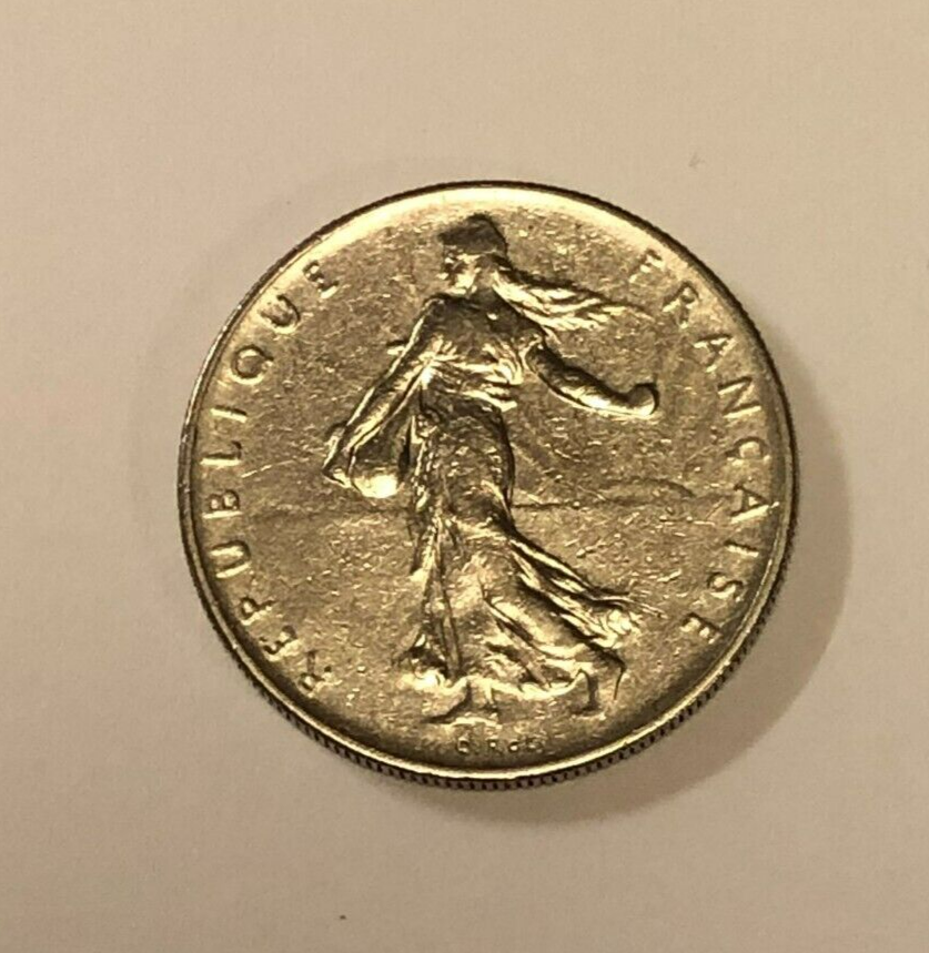 1 Franc French Coin Dated 1960