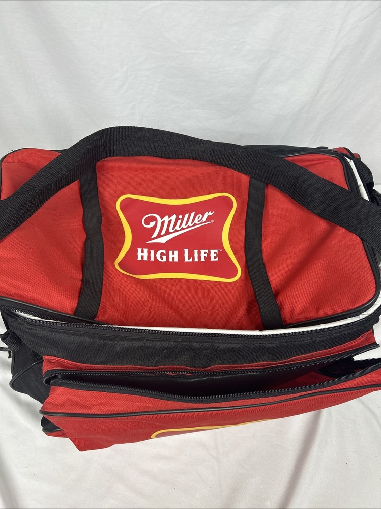 Miller High Life Red Rolling Cooler