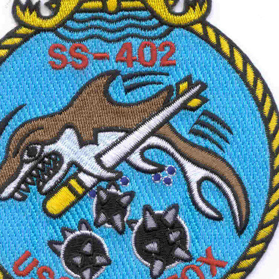SS-402 USS Seafox Patch - Version A