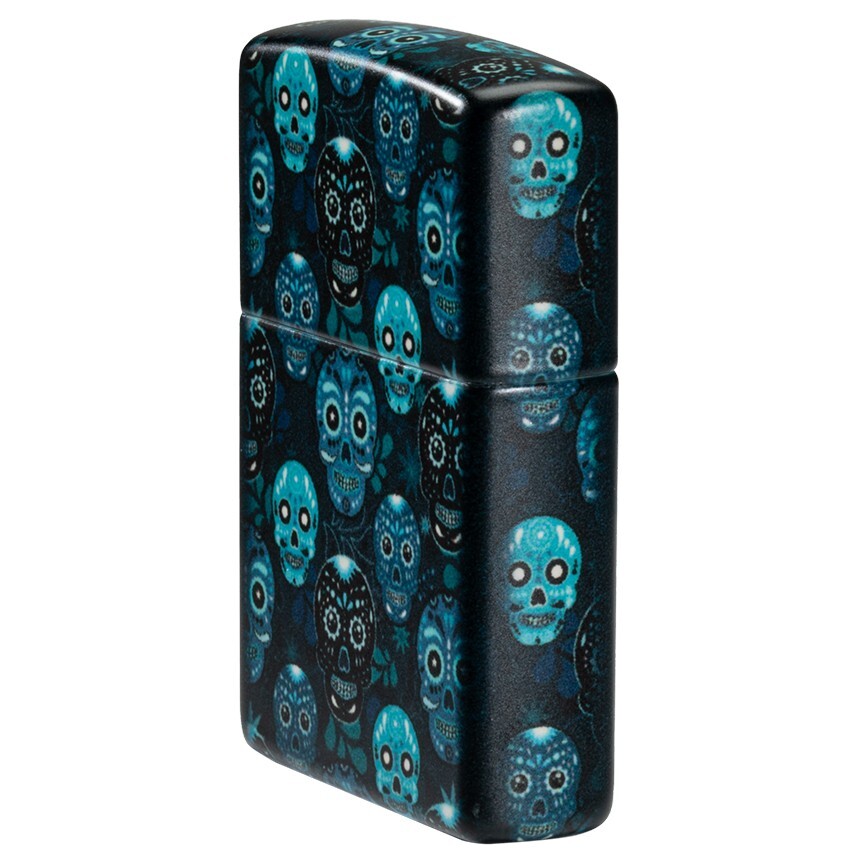 ZIPPO 46017 SUGAR SKULLS GLOW Lighter