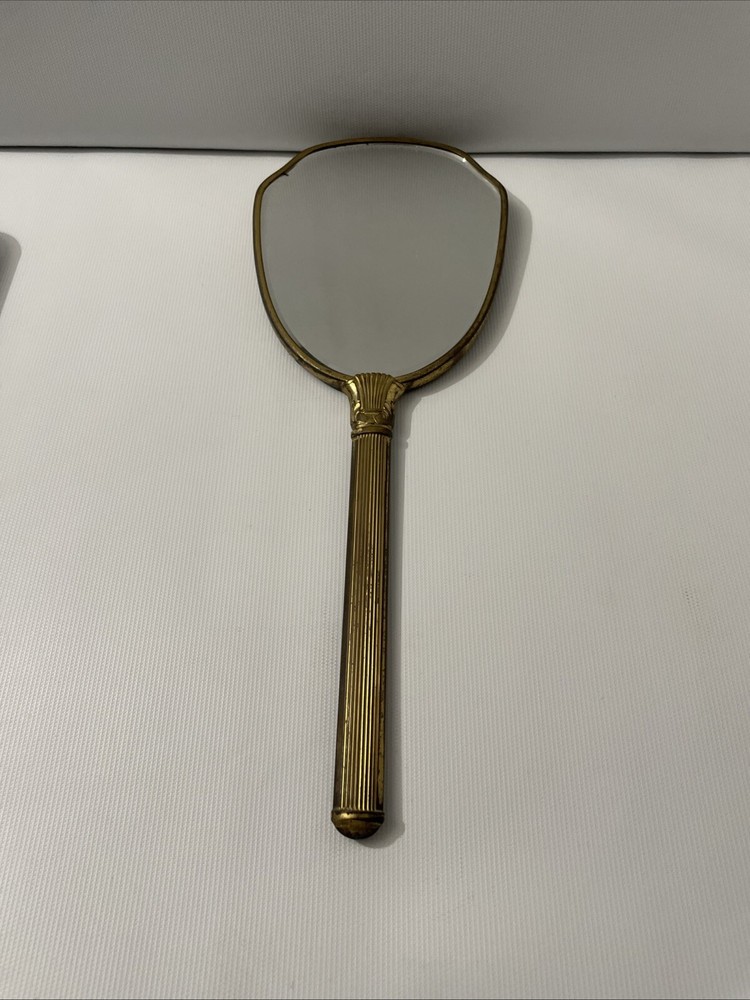Antique Handheld Vanity Mirror