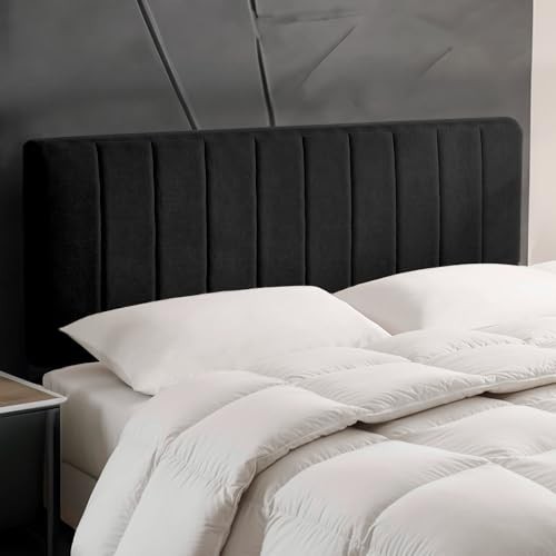 Upholstered Full Headboard - Easy Assemble Channel Stitched, Wall Mounted, Sound