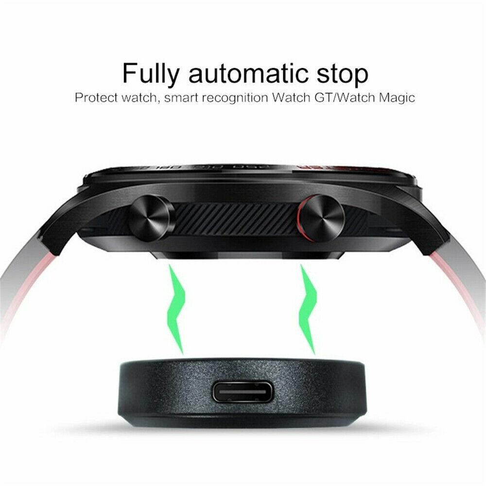 Black USB Magnetic Charging Cable Base Wireless For Huawei Watch GT2 Pro A