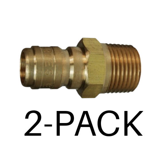 2-Pack Dixon Valve E4M4-B E-Series Plug 1/2″ x 1/2–14 Npt