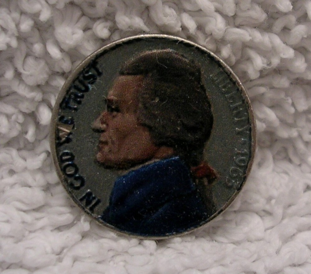 Jefferson Nickel - Colorized