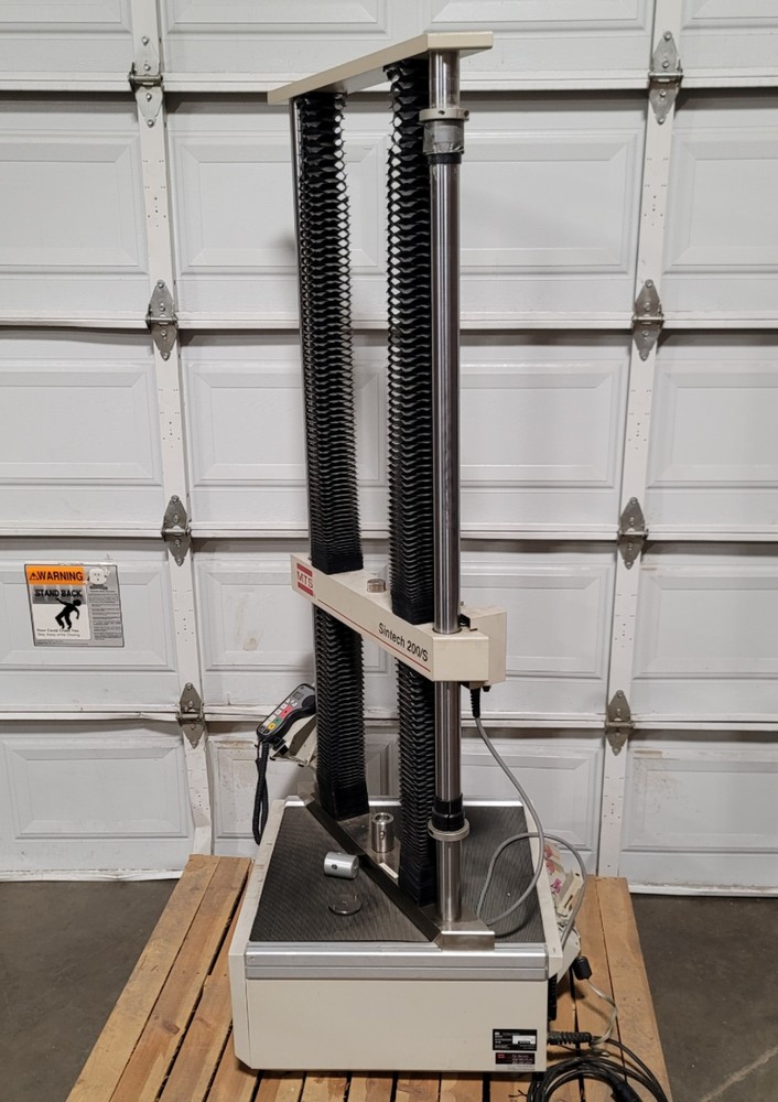 MTS SINTECH 200/S Tension Compression Material Testing Machine System 60ipm, 5kN