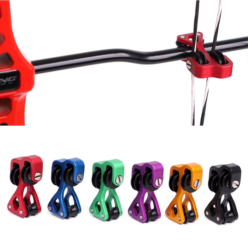 Archery Cable Slide Roller Aluminum String Splitter Glide Separator Compound Bow