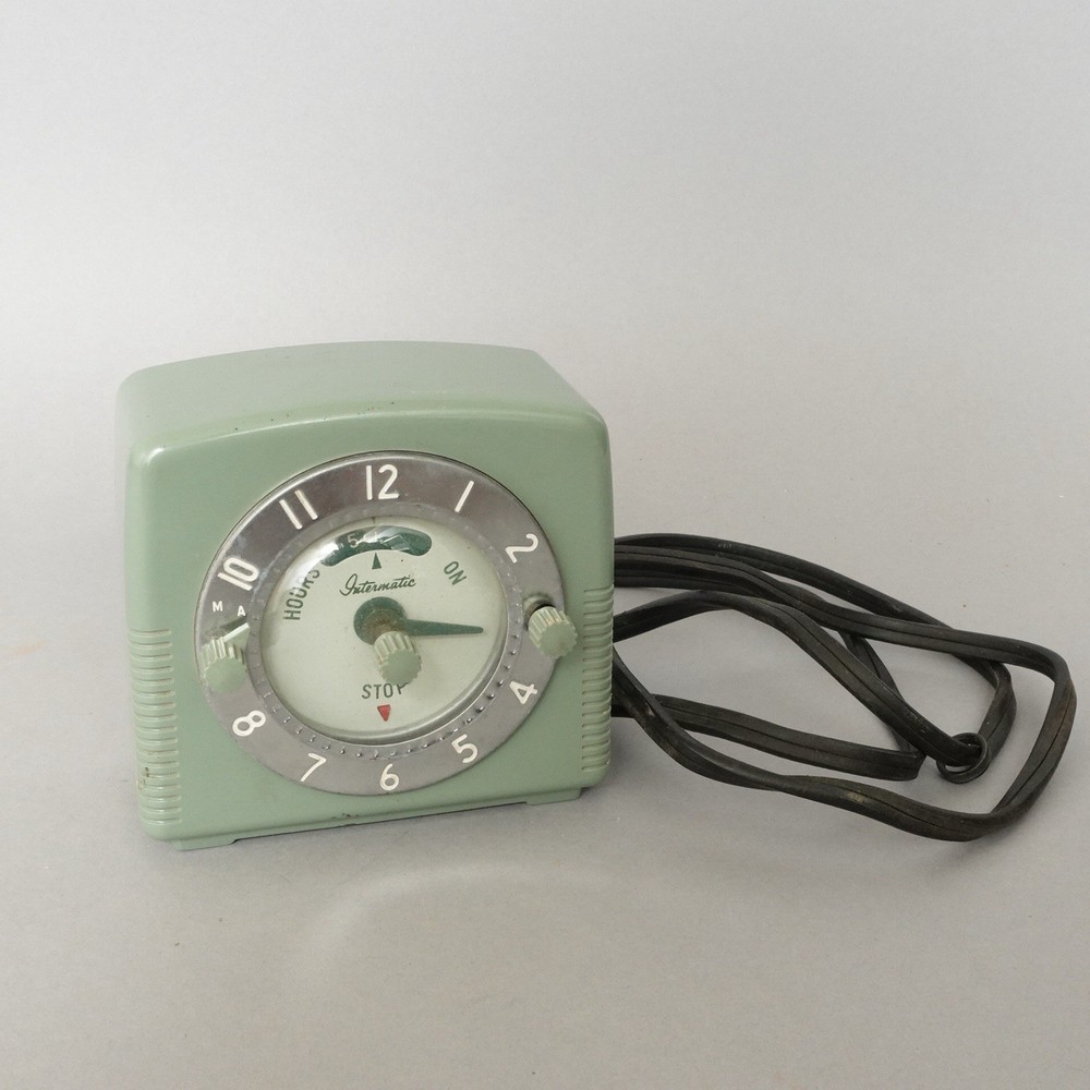 Vintage Intermatic Clock Timer Model A-401 Electric Clock Appliance Timer TESTED