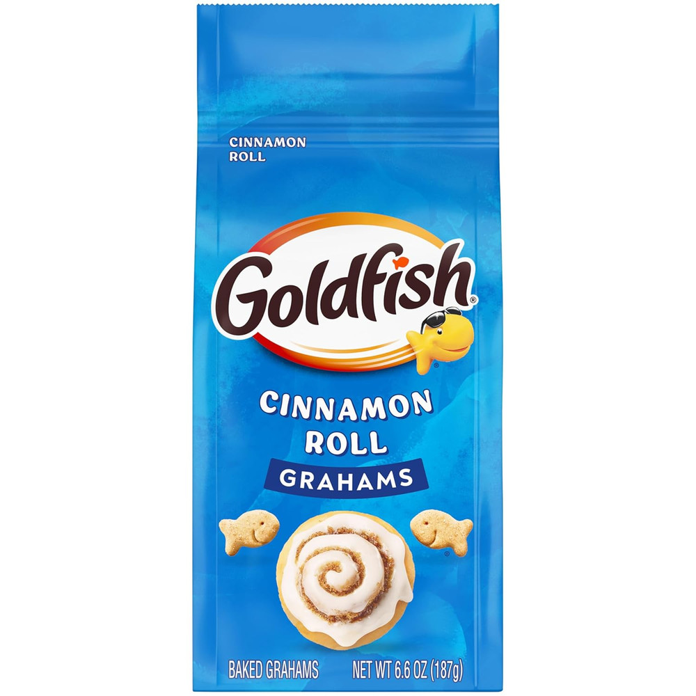 Grahams Cinnamon Roll Baked Snack Crackers, 6.6 Oz Bag