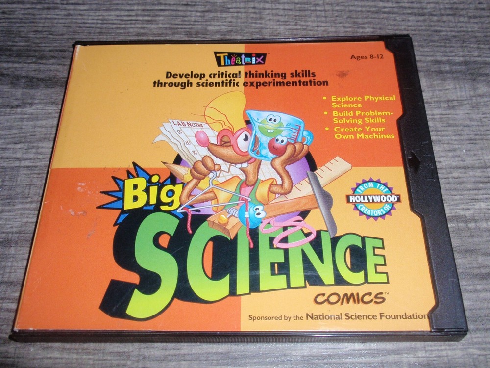 Big Science Comics PC/Mac CD-ROM Theatrix Interactive 1996 for Windows 95/3.1