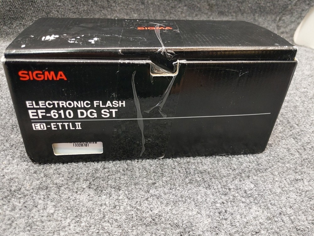 Sigma Electronic Flash EF-610 DG ST for Canon New Open Box Complete