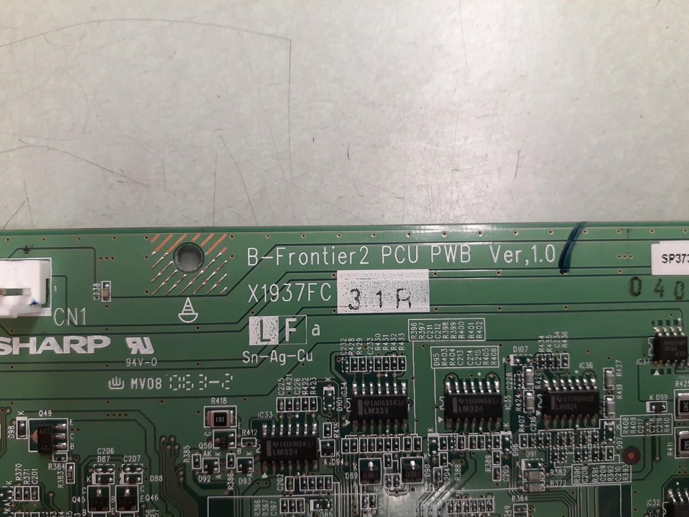 SHARP X1937FC B-Frontier2 PCU Board VER1.0