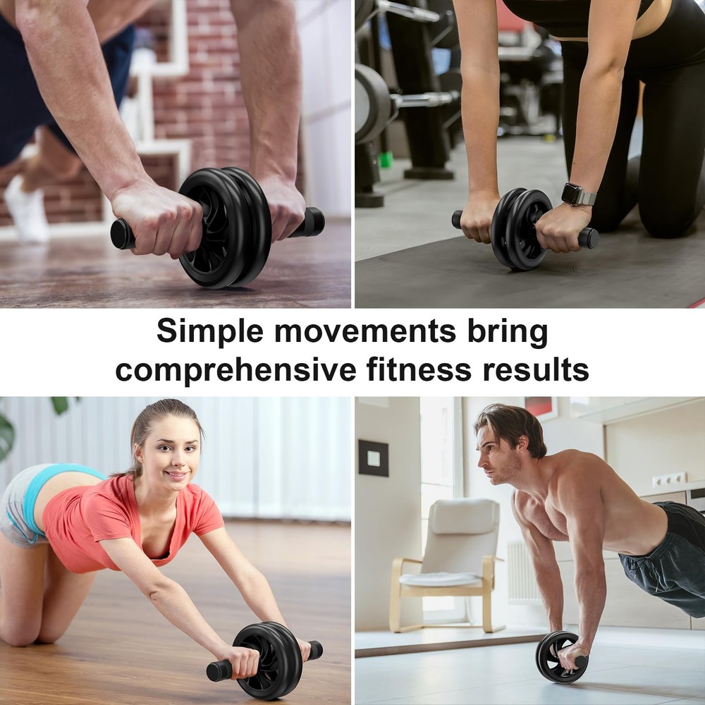Abdominal Wheel, Ab Roller for Abdominal Exercise Machine, Abs Workout Equipm...