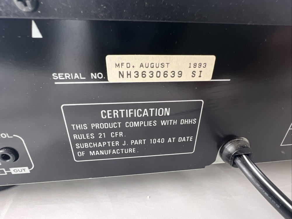 Pioneer PD‑M502 6‑Disc CD Player – Powers On – No Magazine – Untested
