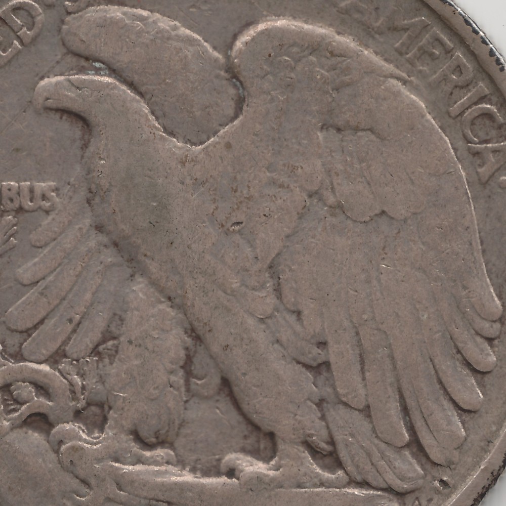 1927 S Walking Liberty Half Dollar, VF