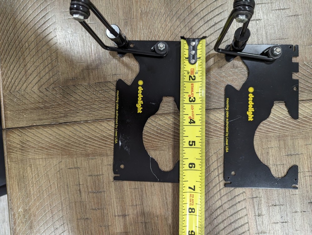 Two Dedolight Mounting Plates