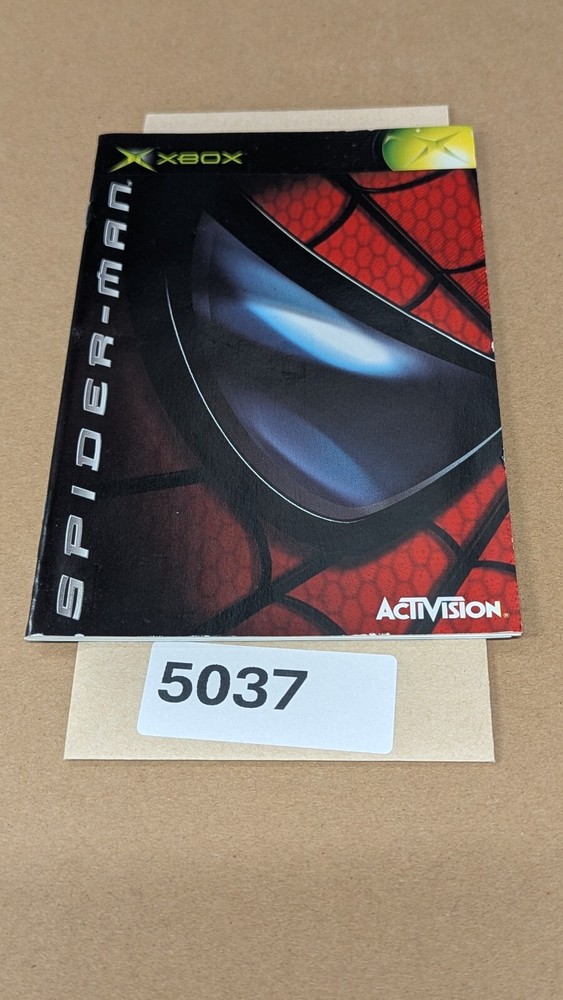 Spider-Man - Xbox - Manual Only **NO GAME!
