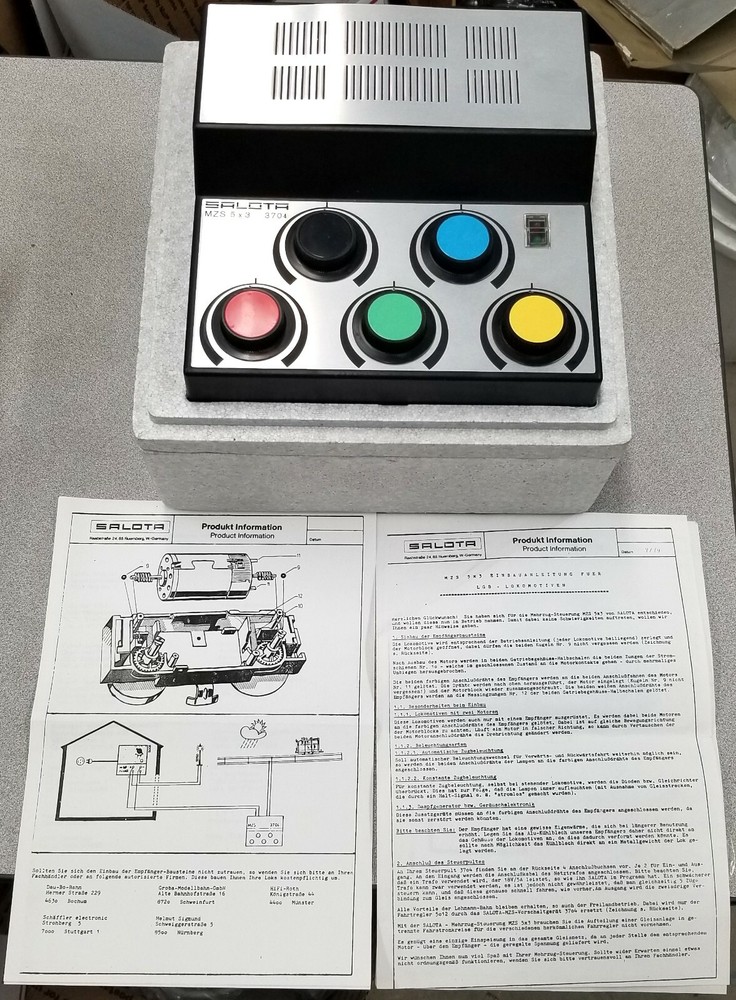 Salota MZS 5 x 3 3704 5300 Train Power Control Command Unit